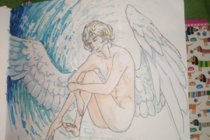 Концепт персонажа-ангела