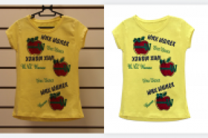 Желтая майка