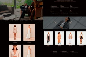 Сайт для магазина женской одежды