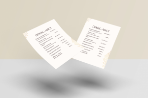 Прайс-лист для косметолога