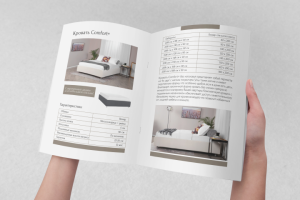 Каталог кроватей для компании "Фабрика Сна"