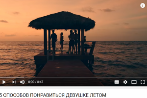 Сценарий к видеоролику на YouTube