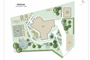 Ландшафтный дизайн проект участка в КП Пестово