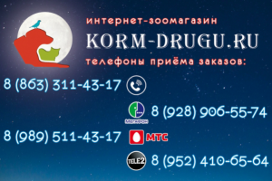 Дисконтная карта korm-drugu.ru (оборотка)