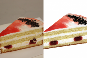 Ретушь, удаление фона торты 5