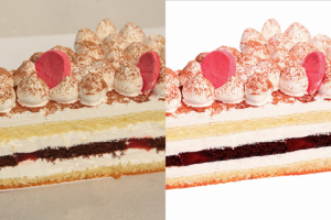 Ретушь, удаление фона торты 3