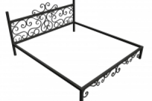 кованая кровать