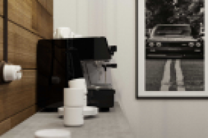 Проект кабинета в автосервисе. Стиль - ЛОФТ!