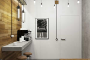 Проект кабинета в автосервисе. Стиль - ЛОФТ!