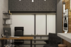 Проект кабинета в автосервисе. Стиль - ЛОФТ!