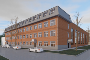 Визуализация промышленного здания