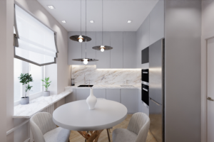 Дизайн кухни S= 9 м кв