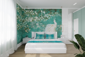 Спальная в классическом стиле.