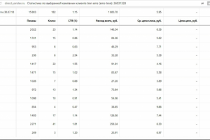 Настройка тестовой рекламной кампании для Студии EMS фитнеса