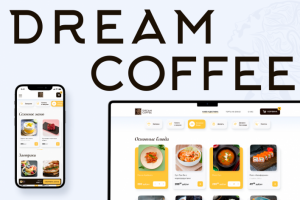 Сайт для кафе Dream Coffee