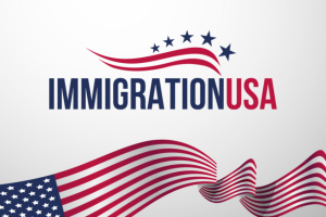 Логотип для сайта immigrationusa.ru