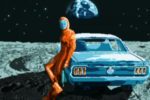 Mustang on the Moon