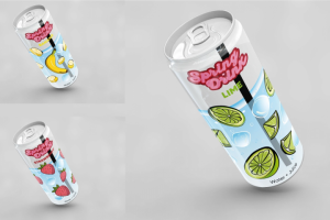 Логотип для серии напитков