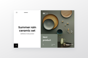 Дизайн слайдера главной страницы