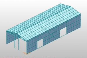 Расчет металлического ангара