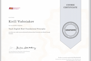 Course Certificate