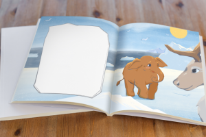 Иллюстрация к сказке "Мама для мамонтенка"