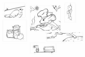 Разработка фрагментов для раскраски