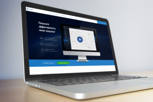 Лендинг ит-продукта анализа государственных закупок