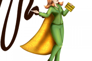 Персонаж- плачущий иллюстратор