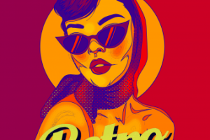 Афиша в ретро стиле