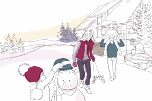 Иллюстрация для календаря-раскраски