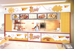 дизайн для кафе быстрого питания