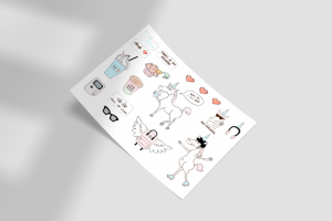 стикерпак для кофейни "Andy coffee"