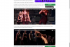 Лендинг для национального танцевального шоу Ирландии