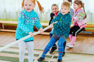 Фотосъёмка в детском саду. Физкультура.