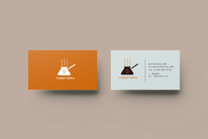 Двухсторонняя визитка