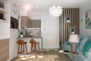 Проект квартиры под сдачу.