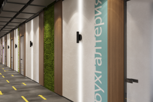 Коридор в офисе СМС центра