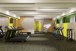 Спорт зал в офисе