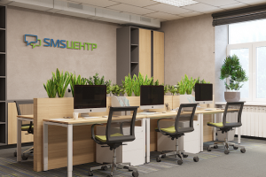 Вариант рабочего кабинета для офиса