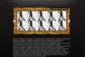 Дизайн Макет для фоторграфа Александр Смирнова (не принятый)