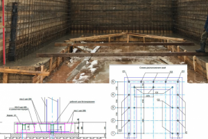подпорная стена на сваях. причал для катера.Расчет+чертежи КЖ