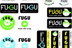 Разработка логотипов для ресторана японской еды