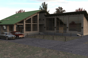 Индивидуальный жилой дом (Revit + 3dsMax)