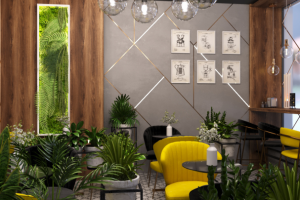 Визуализация кофейни