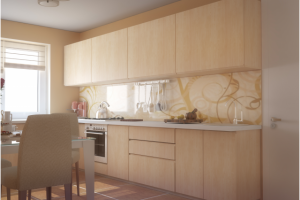 Светлая кухня