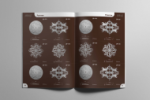 Верстка каталога лепнины