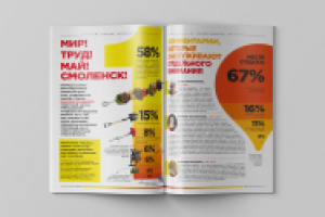Верстка журнала "Смородина"