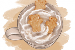 Чашка с мишками