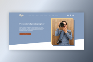 Cайт-визитки для фотографа
